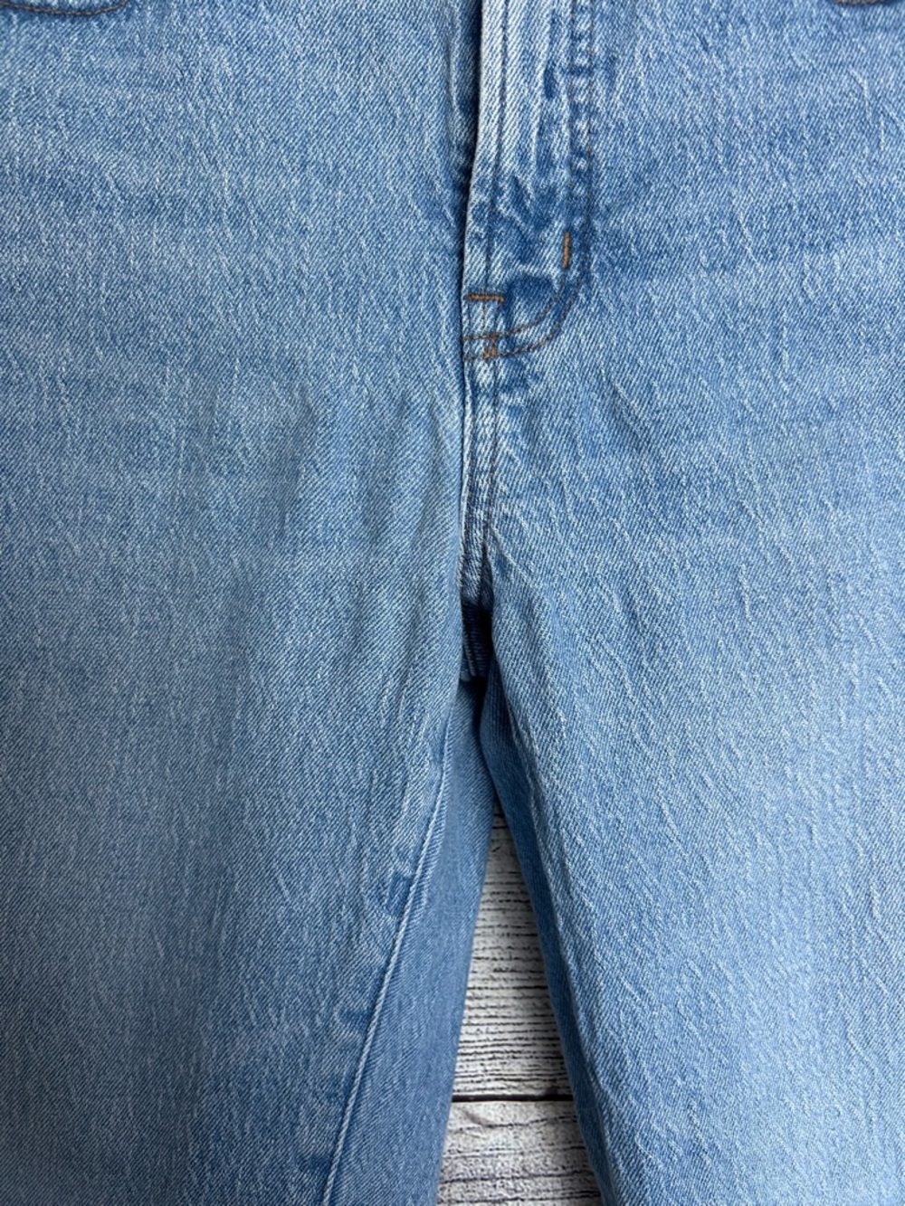 Madewell The Perfect Vintage Straight Jean in Hoye Wash size 26P - Picture 12 of 14